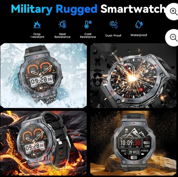 Military Smartwatch For Men - Picture 4 of 7